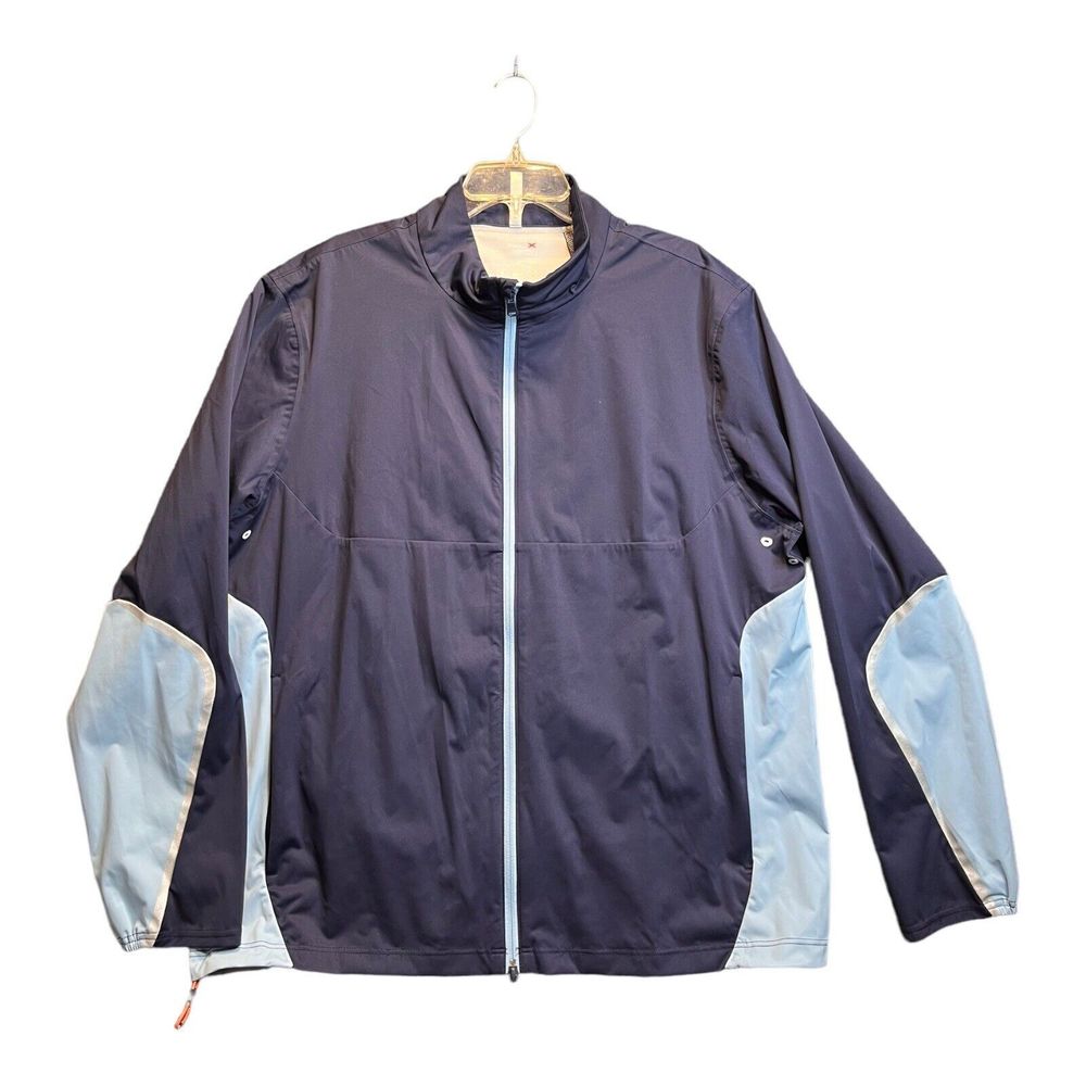 Polo Ralph Lauren RLX Golf Men's XL Water Repellent Navy Sand Hollow Jacket